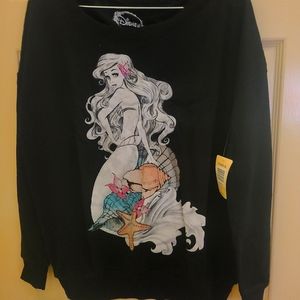 NWT Torrid Disney Little Mermaid Sweatshirt, Sz 0